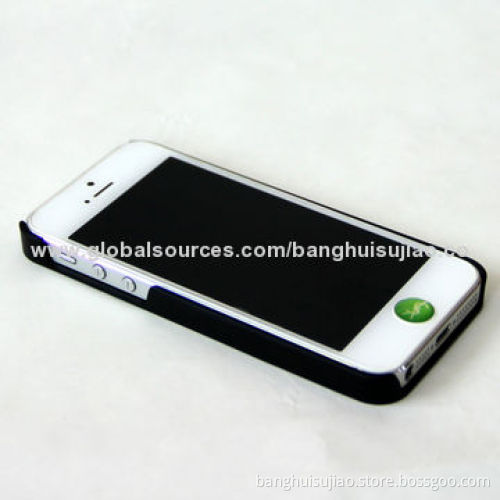 Fashion leather Cases for iPhone 5, Internal and External Voltage PU (Knit Lines)